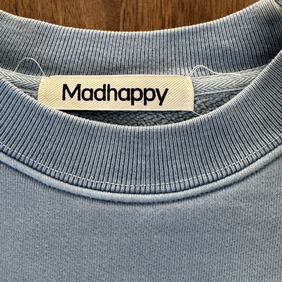 MadHappy Embroidered Logo Hand Dyed Crewneck Sweatshirt - Picture 5 of 7